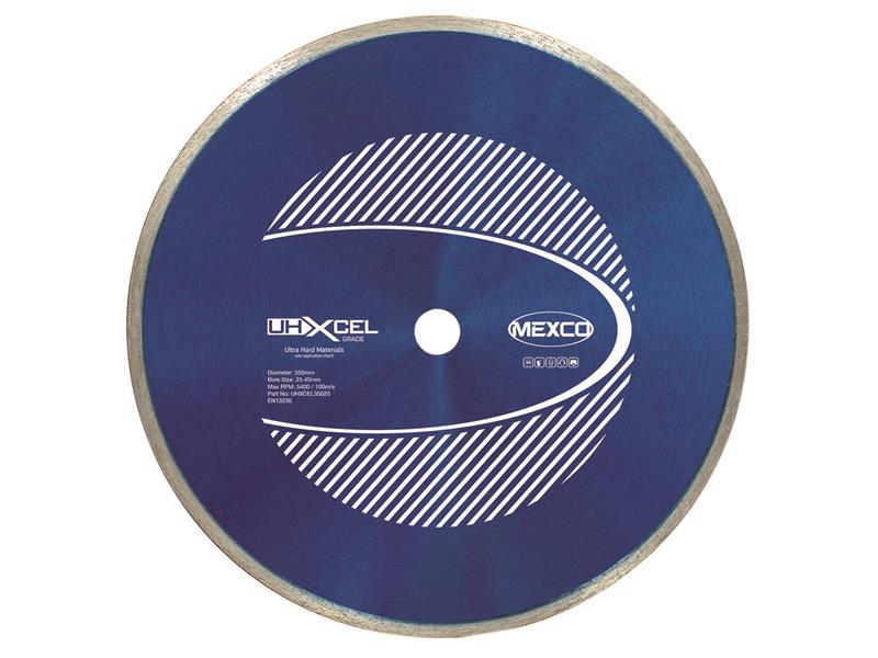 MEXCO - UHXCEL Ultra Hard Materials Diamond Blade 350 x 25.4mm