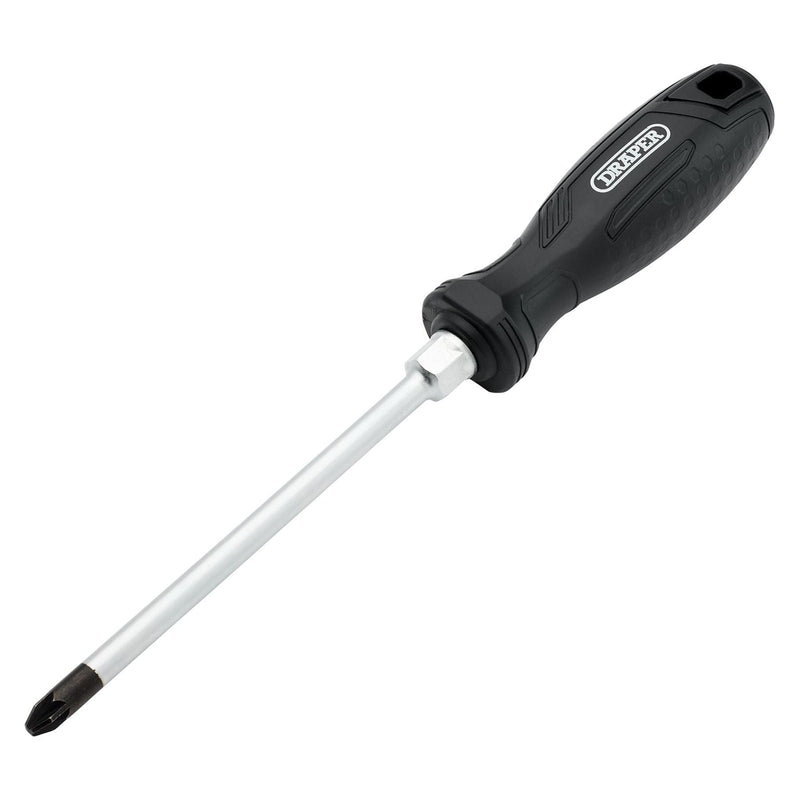 Draper Pozi Hard Grip Screwdriver, PZ3 x 150mm Draper - Town Tools