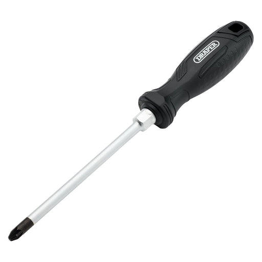 Draper Pozi Hard Grip Screwdriver, PZ3 x 150mm Draper - Town Tools