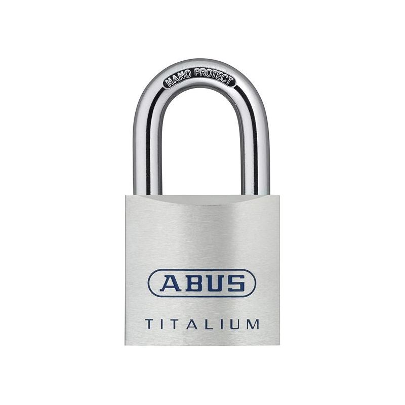 Abus Mechanical 80TI/45mm TITALIUM™ Padlock Carded ABUS Mechanical - RockBottom Northampton 