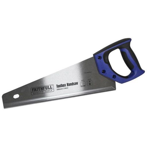 Faithfull Toolbox Hardpoint Handsaw 350mm (14in) 16 TPI Faithfull - RockBottom Northampton