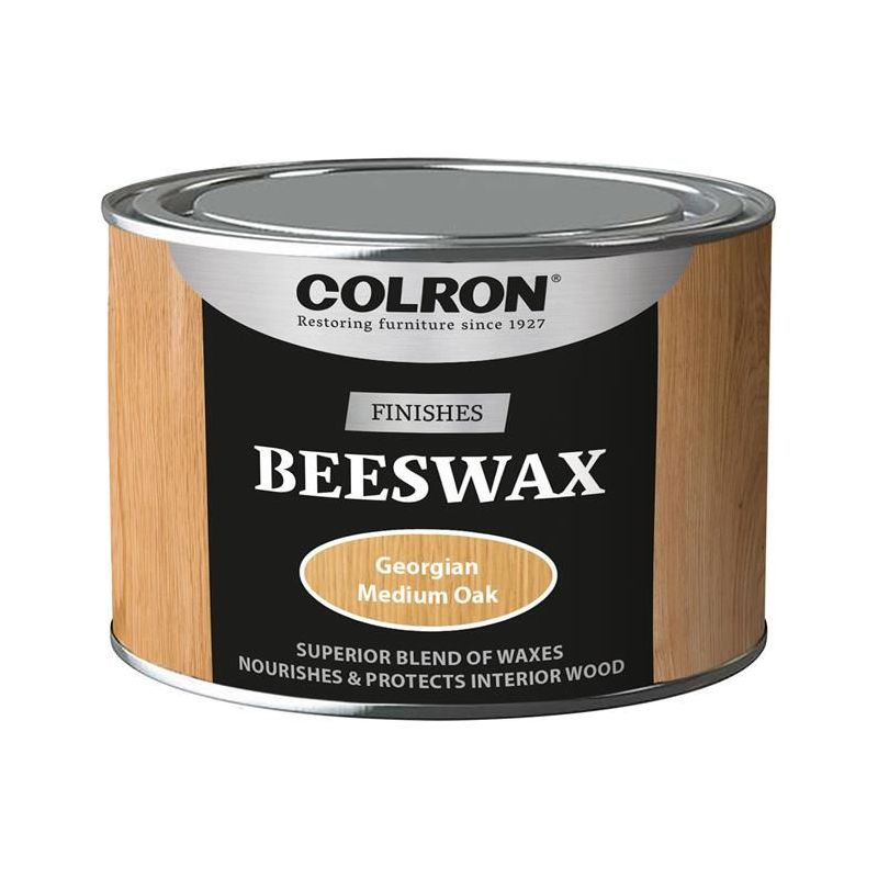 Ronseal Colron Refined Beeswax Paste Medium Oak 400g Ronseal - RockBottom Nothampton
