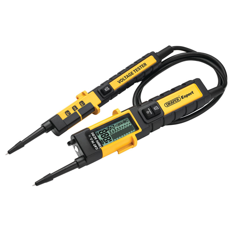 Draper 21250 Draper Expert AC/DC High Voltage CAT IV Tester, 1000V