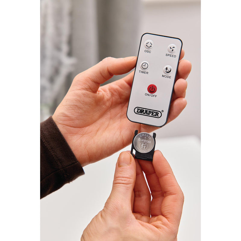 Draper 21600 Uniross Lithium Coin Cell CR2032 Batteries (Pack of 5)