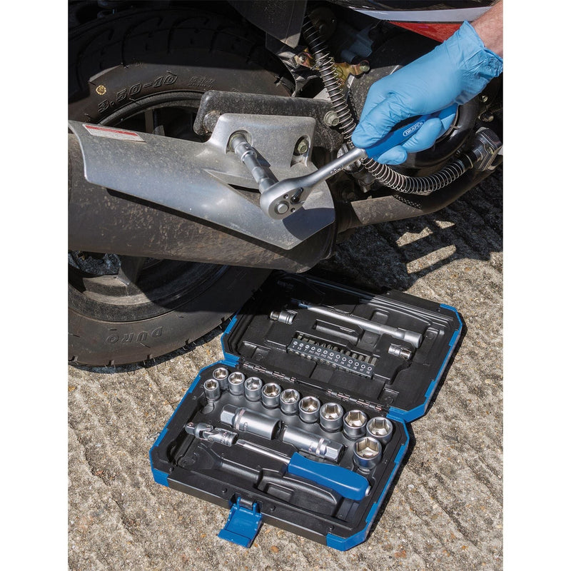 Draper Metric Socket Set, 3/8" Sq. Dr. (34 Piece) 89558 Draper - Town Tools 