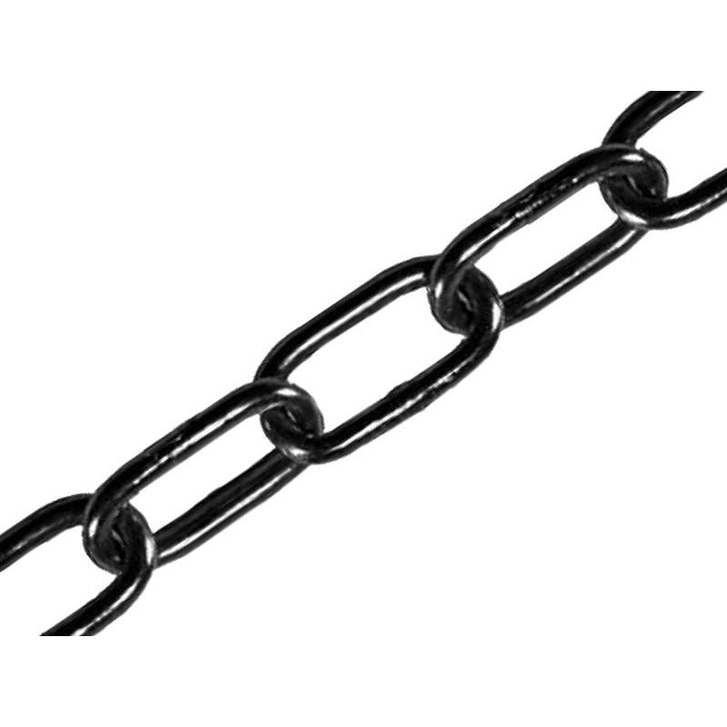 Faithfull Black Japanned Chain 3.0mm x 2.5m - Max. Load 80kg Faithfull - RockBottom Northampton
