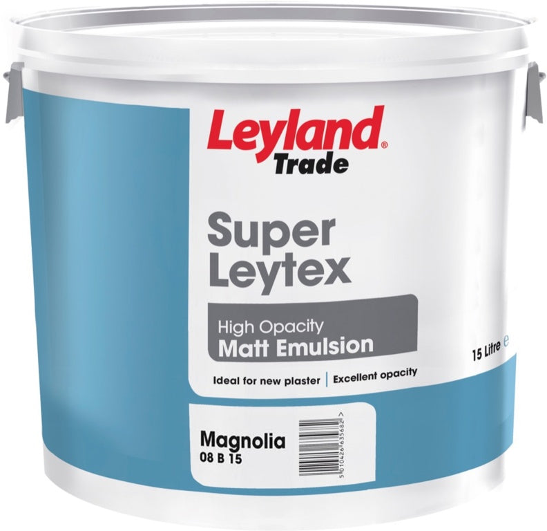 Leyland Trade Super Leytex Matt 15L Magnolia
