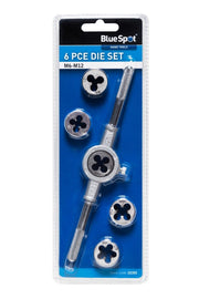 Blue Spot Tools 6 PCE Die Set (M6-M12)