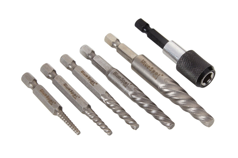 Blue Spot Tools 6 PCE Hex Shank Screw Extractor Set