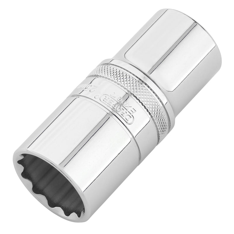 Draper 22424 Draper Expert HI-TORQ® 12-Point Metric Deep Socket, 1/2" Sq. Dr., 25mm