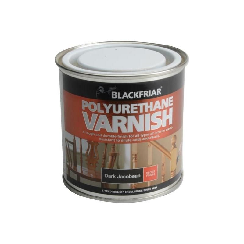 Blackfriar Polyurethane Varnish P85 Dark Jacobean Gloss 250ml Blackfriar - RockBottom Northampton