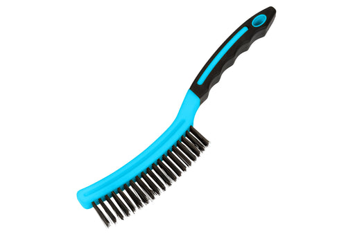 Blue Spot Tools Long Handle Soft Grip Wire Brush
