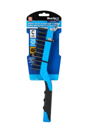Blue Spot Tools Heavy Duty 4 Row Soft Grip Wire Brush