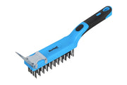 Blue Spot Tools Heavy Duty 4 Row Soft Grip Wire Brush
