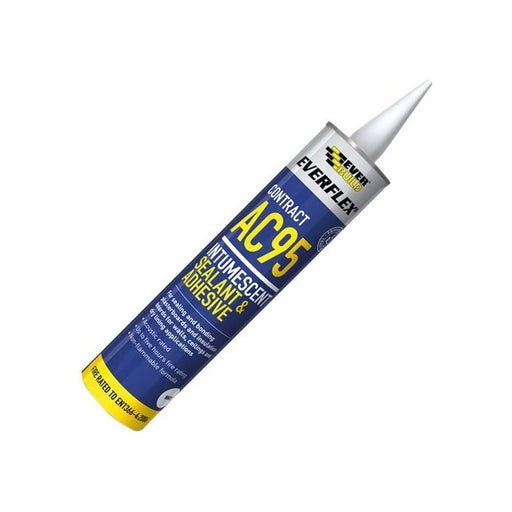 Everbuild Sika AC95 Intumescent Acoustic Sealant 900ml Everbuild Sika - RockBottom Northamptin