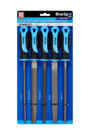 Blue Spot Tools 5 PCE 200mm (8") Soft Grip File Set