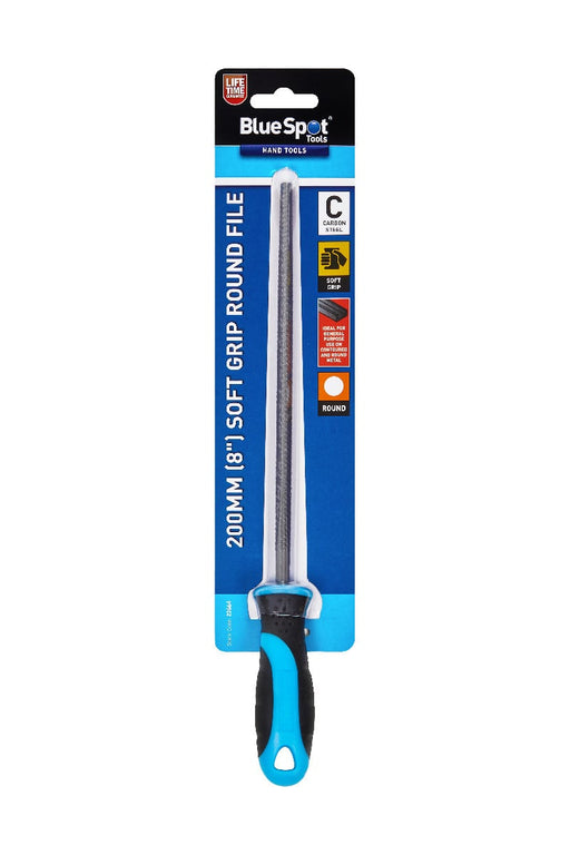Blue Spot Tools 8" Soft Grip Round File