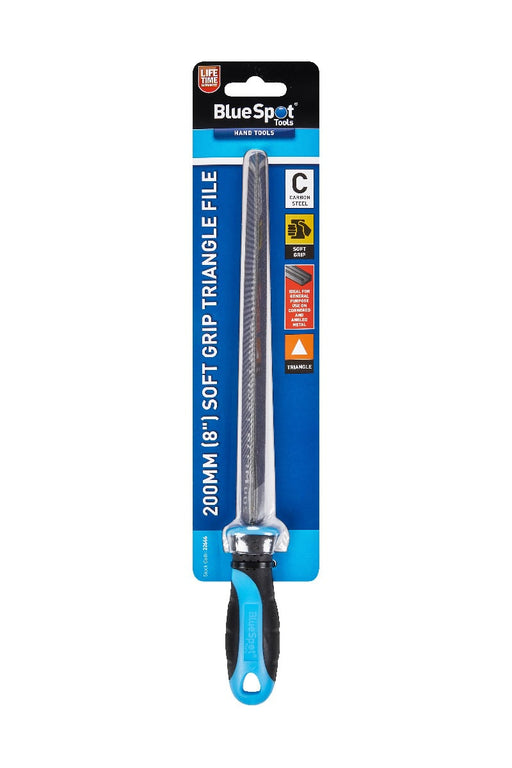 Blue Spot Tools 8" Soft Grip Triangle File