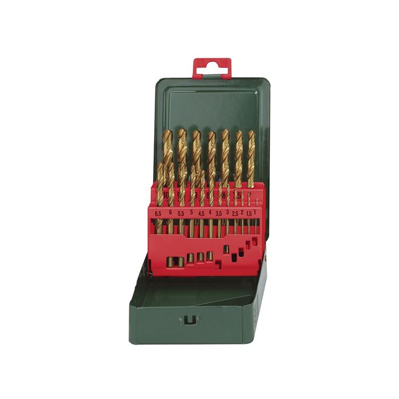 Metabo HSS-Tin Drill Bit Set, 19 Piece Metabo - RockBottom Northampton