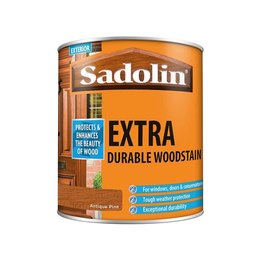 Sadolin Extra Durable Woodstain Antique Pine 1 litre Sadolin - RockBottom Nothampton