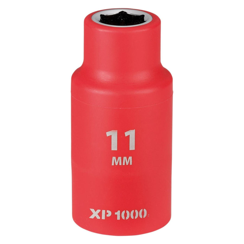Draper XP1000 VDE Socket, 1/2" Sq. Dr., 11mm Draper - Town Tools