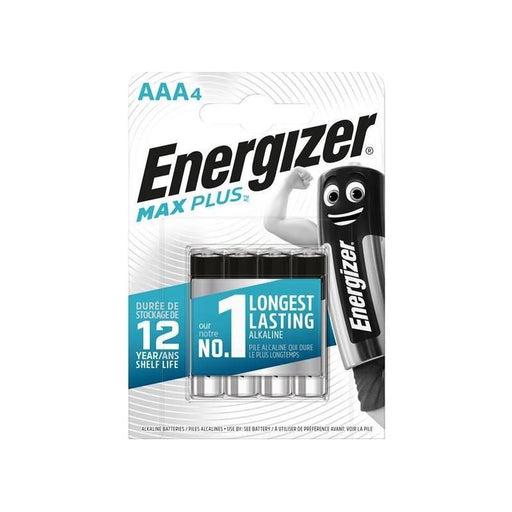 Energizer® MAX PLUS™ AAA Alkaline Batteries (Pack 4) Energizer® - RockBottom Northamptin