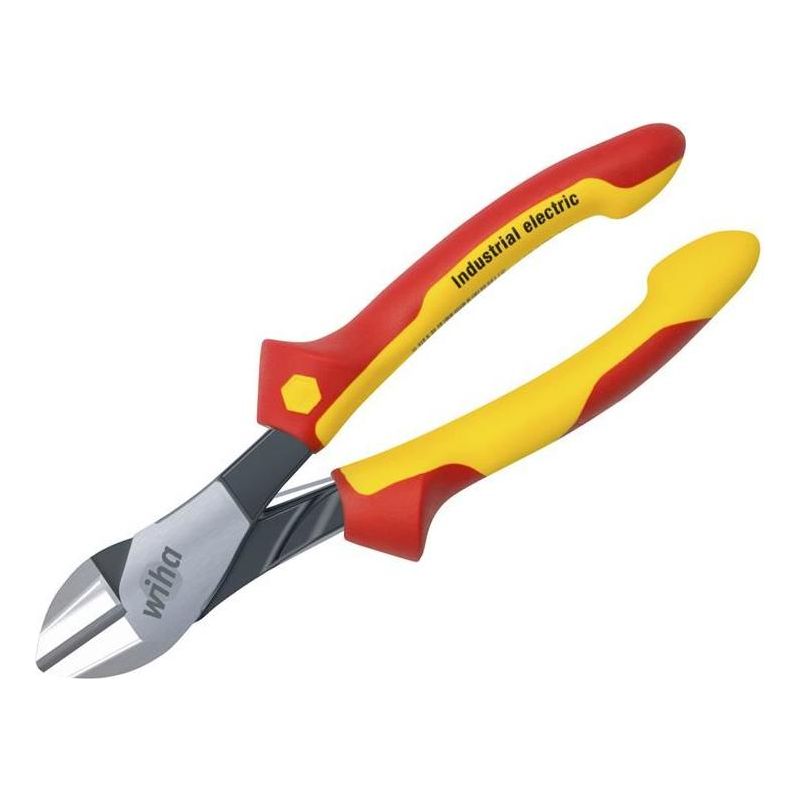 Wiha Industrial electric Heavy-duty Diagonal Cutters with DynamicJoint® 200mm Wiha - RockBottom Northampton