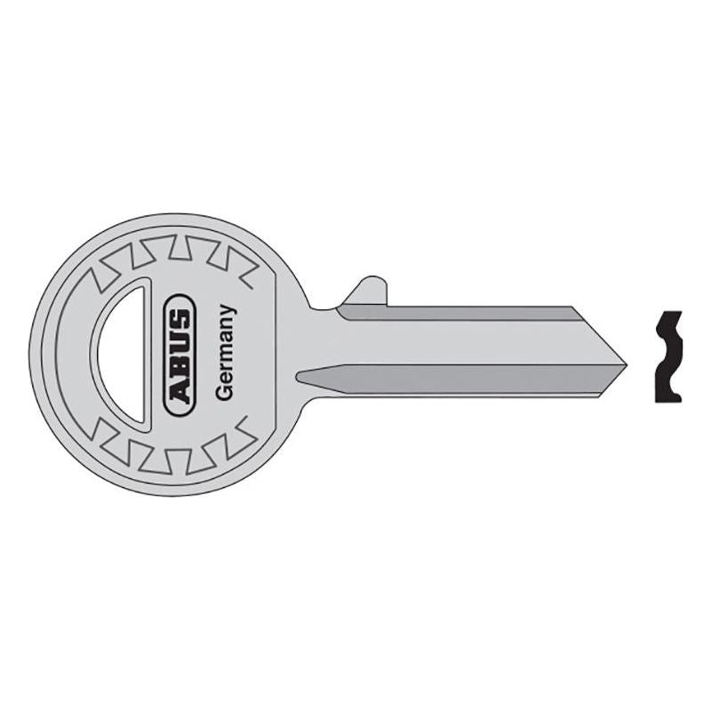 Abus Mechanical 24-41-885 Right Hand 4 Pin Key Blank ABUS Mechanical - RockBottom Northampton 