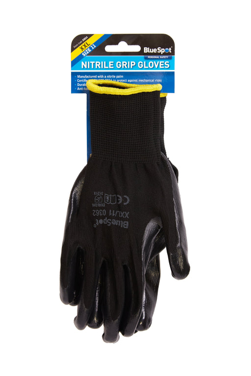 Blue Spot Tools Nitrile Grip Gloves