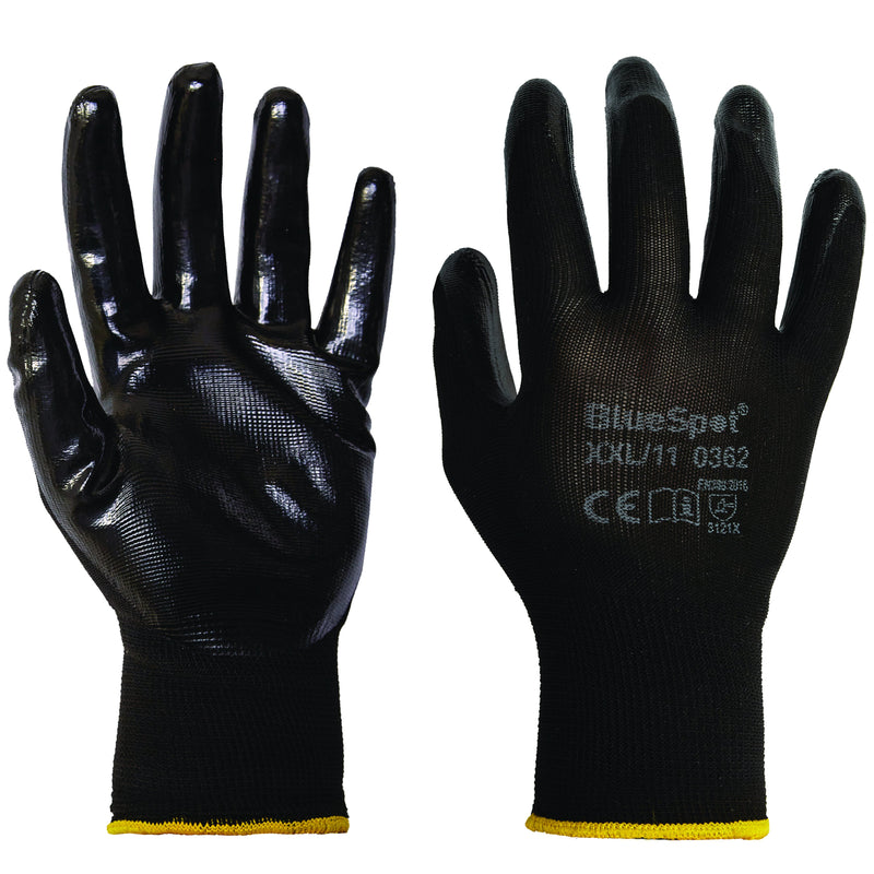 Blue Spot Tools Nitrile Grip Gloves