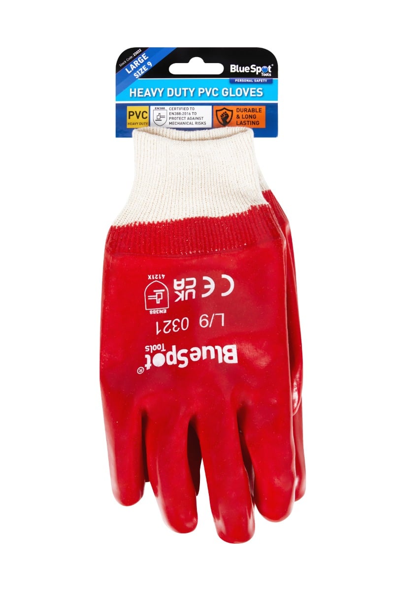Blue Spot Tools Heavy Duty Pvc Gloves