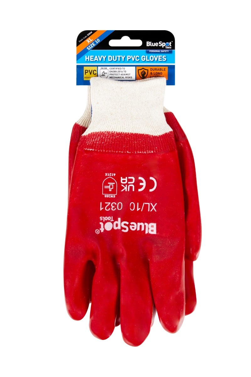 Blue Spot Tools Heavy Duty Pvc Gloves