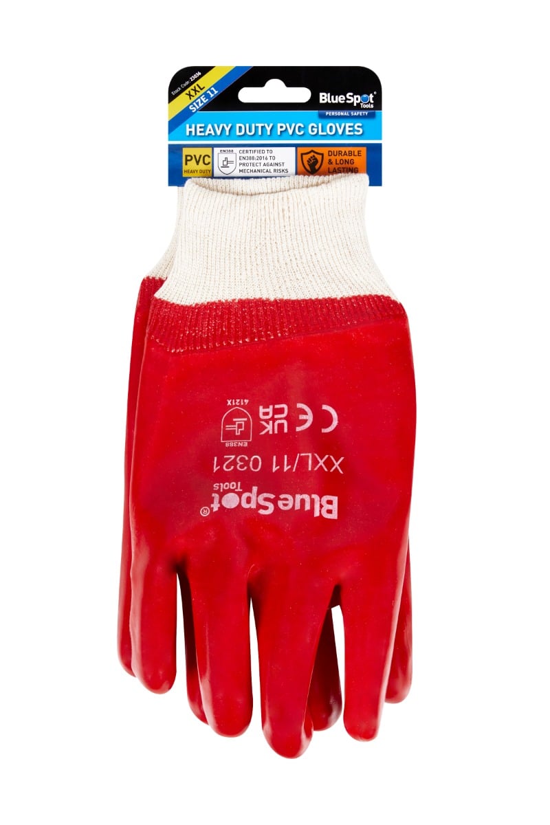 Blue Spot Tools Heavy Duty Pvc Gloves