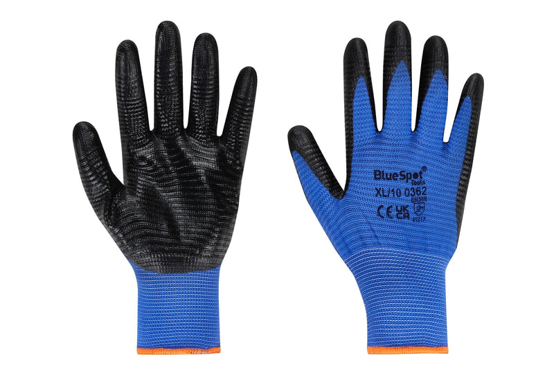 Blue Spot Tools Extra Grip Nitrile Glove