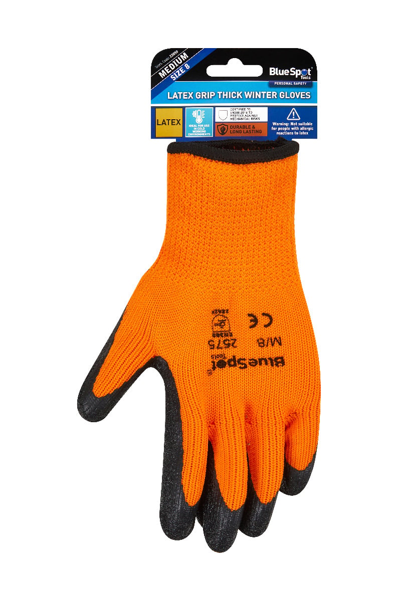 Blue Spot Tools Latex Coated Winter Glove