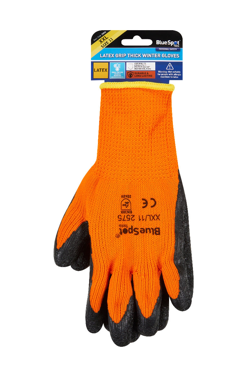 Blue Spot Tools Latex Coated Winter Glove