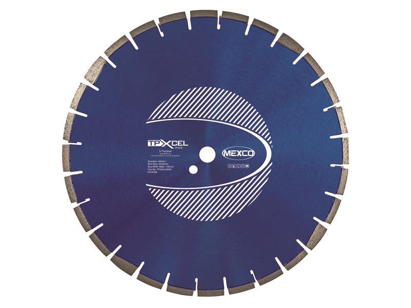 MEXCO - XCEL Grade Tri-Purpose Diamond Blade 400 x 20mm