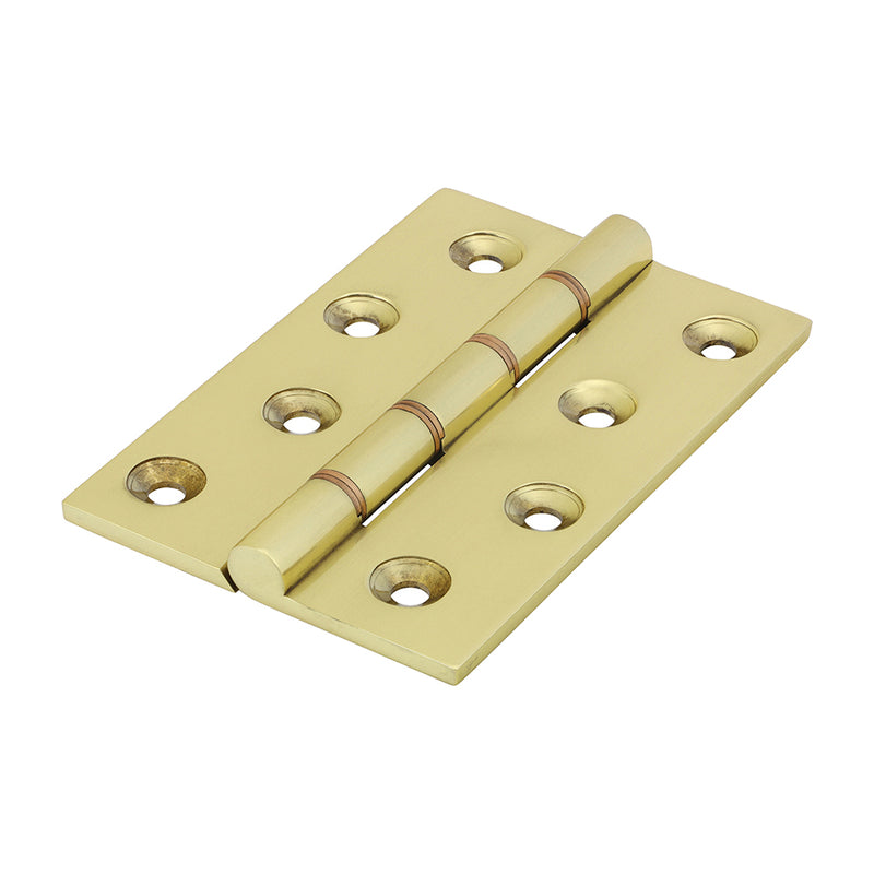 TIMCO Double Phosphor Bronze Washered Brass Hinges Antique Brass