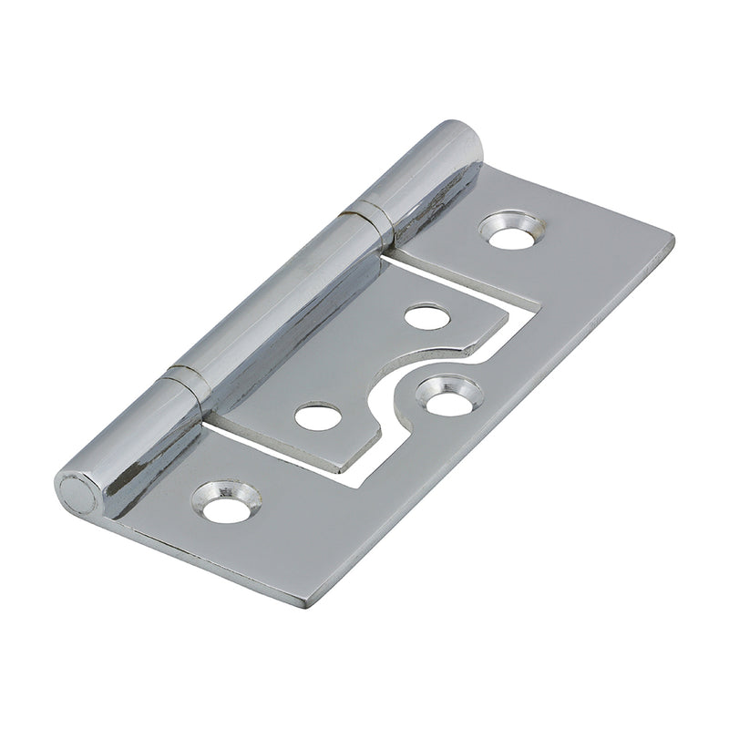 TIMCO Plain Bearing Flush Brass Hinges Chrome