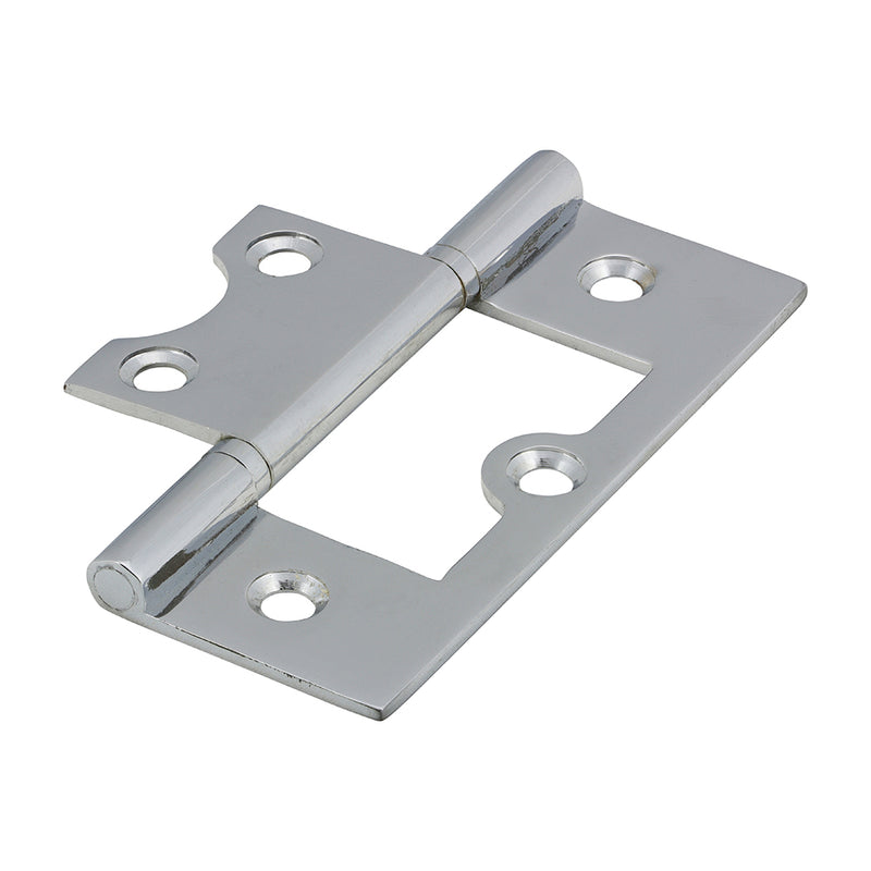 TIMCO Plain Bearing Flush Brass Hinges Chrome