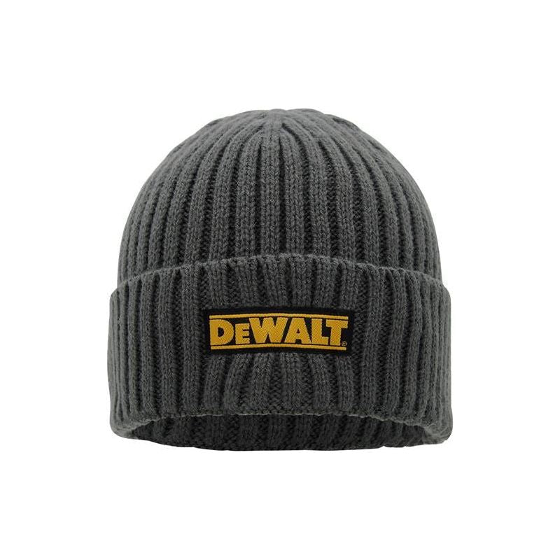 Dewalt Power Tools Indianapolis Grey Knitted Beanie Hat DeWALT Power Tools - RockBottom Northampton