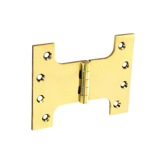 Securit Parliament Hinges Polished Brass (1 1/2 Pair) 4" x 3" x 5" - Pack of 1