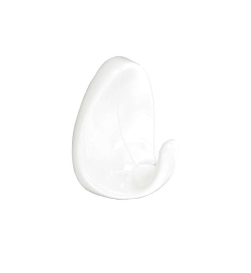 Securit Oval Self-Adhesive Hooks White (2) Large