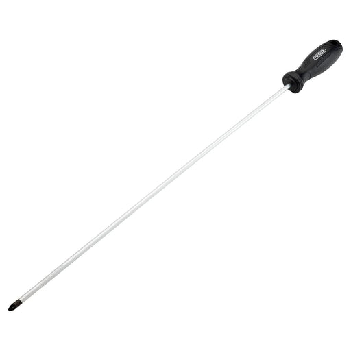 Draper Pozi Hard Grip Screwdriver, PZ2 x 450mm Draper - Town Tools