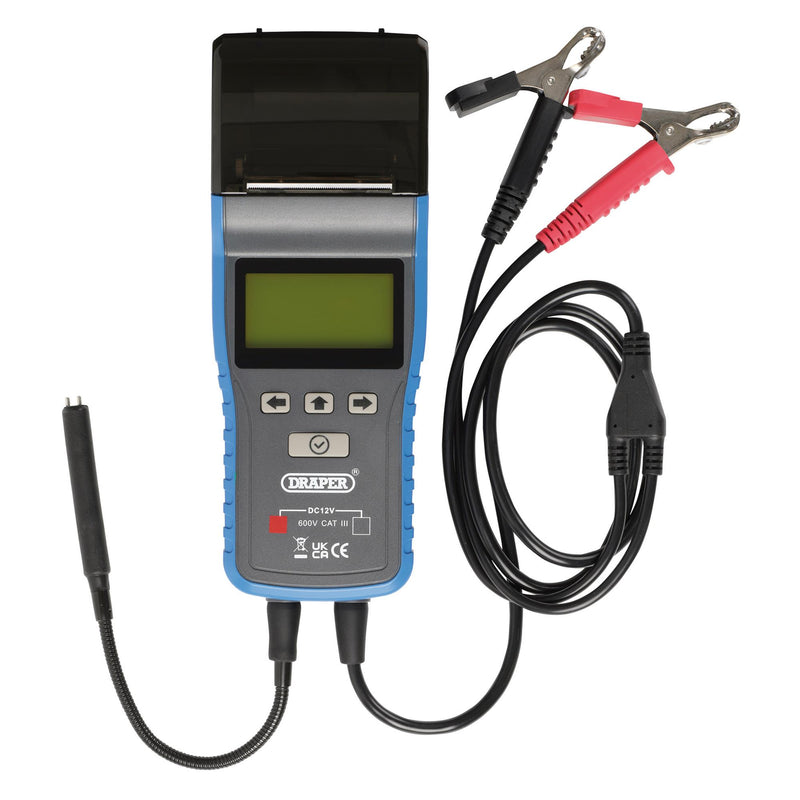 Draper 23707 12V Digital Brake Fluid Tester with Printer