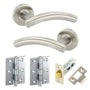 Securit Arc Latch Door Stainless Steel