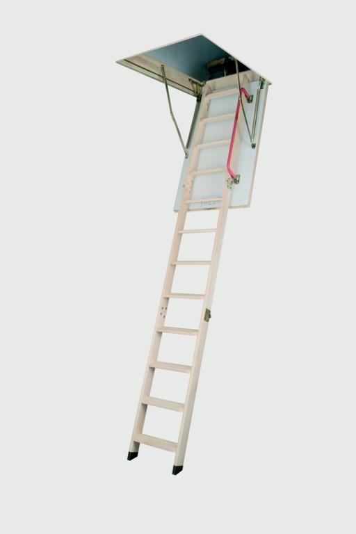 Fakro Wooden Folding Section Loft Ladder 55 x 111cm