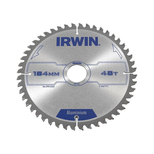 Irwin® Professional Aluminium Circular Saw Blade 184 x 30mm x 48T TCG IRWIN® - RockBottom Northampton