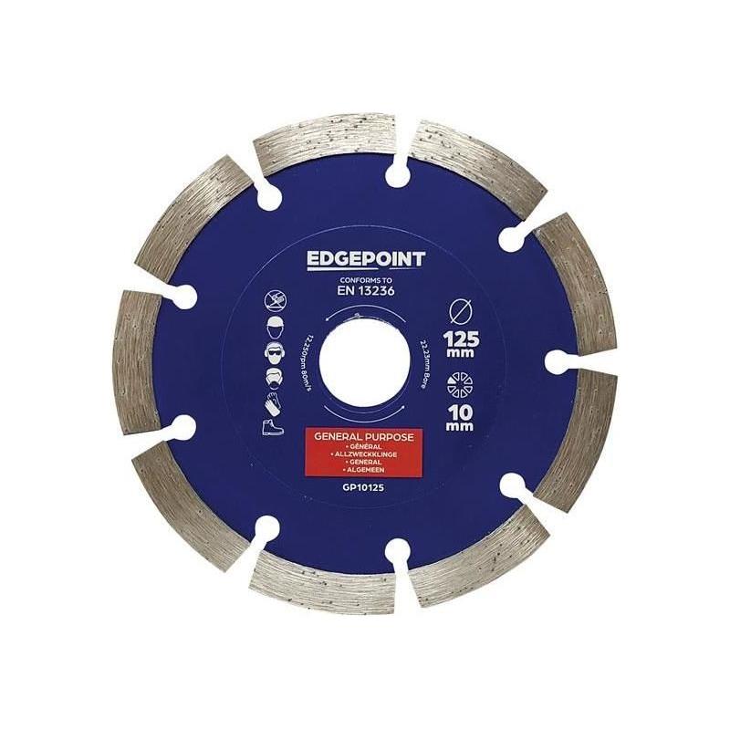 Edgepoint GP10125 General-Purpose Diamond Blade 125mm EdgePoint - RockBottom Northamptin