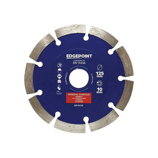 Edgepoint GP10125 General-Purpose Diamond Blade 125mm EdgePoint - RockBottom Northamptin